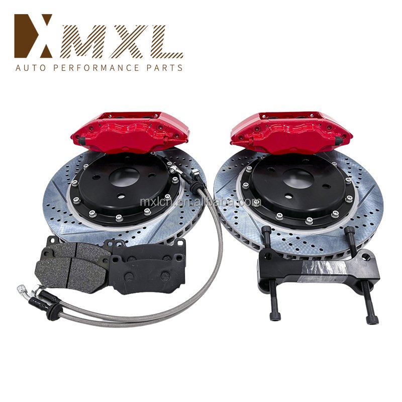 Wholesale Upgrade Auto Brake Systems MXL7600 Front 4 Pistons Big Brake Calipers Kit for R15 R16 R17 Wheel Rim for All Cars